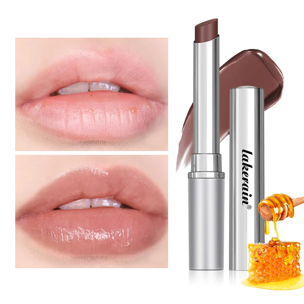 Long Lasting Moisturizing Lipstick Natural Lip Plumper Makeup Lip Plumping Gloss Cosmetics Exfoliating for Lip Care Product