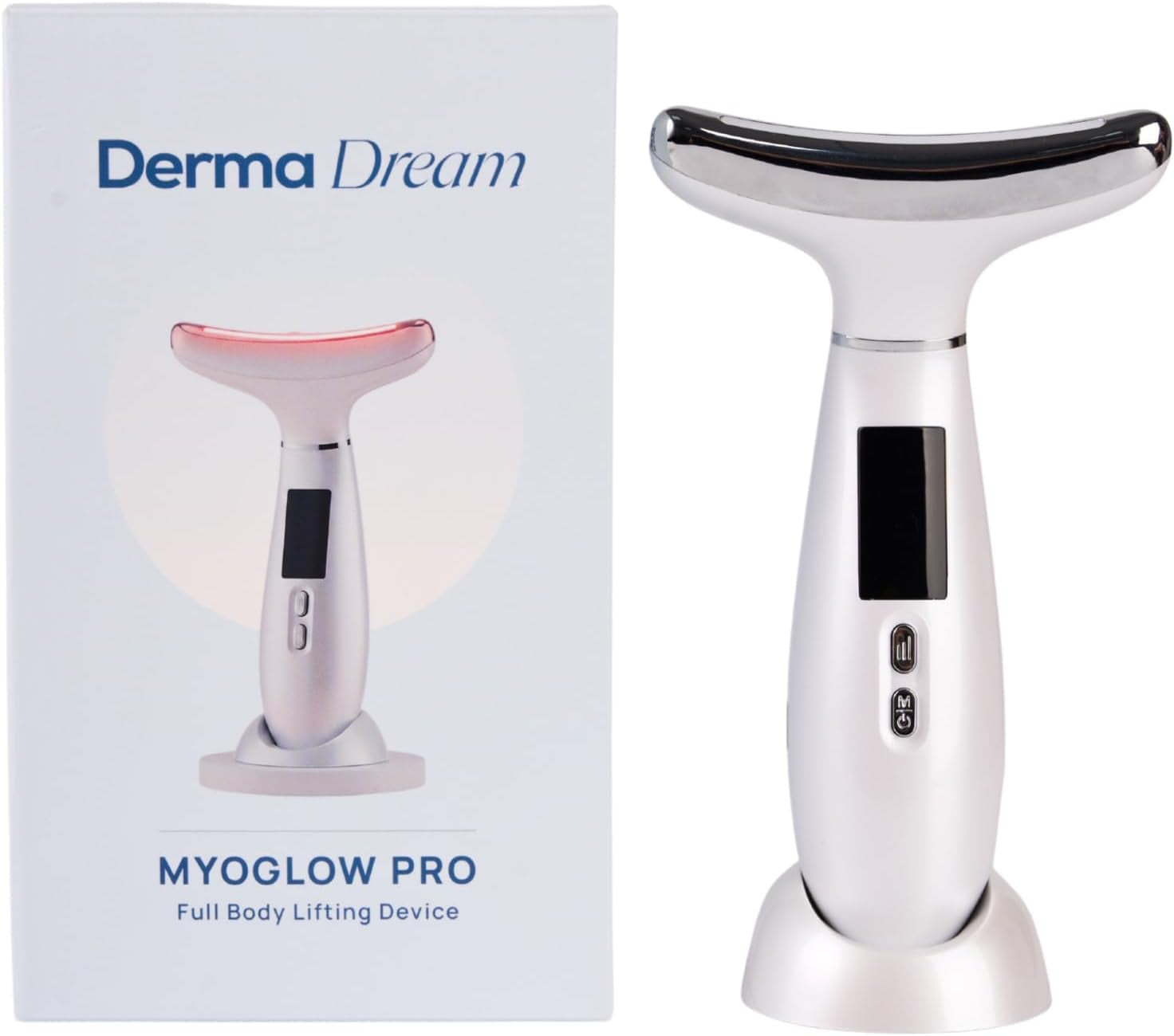 Myoglow PRO Neck, Face, Arms, and Legs Skin Tightening and Lifting Lymphatic Drainage Massager Tool