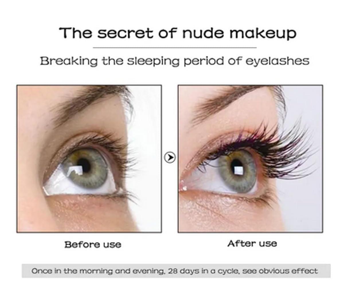 Eyelash Growth Serum for Longer, Fuller and Thicker Eyelashes