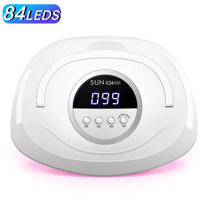 UV LED Nail Lamp 380W Nail Curing Lamps for Home Salon Powerful LED Drying Lamps for All Gel Polish Professional Nail Equipment