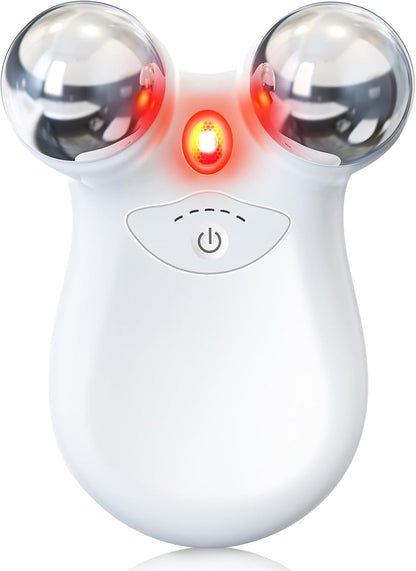 Microcurrent Facial Device,Latest Red Light Technology，Enhances the Ability to Lift the Face and Tighten the Skin，Facial Wrinkle Equipment，Smart Photon Micro-Current Device, Model:Ep-300.