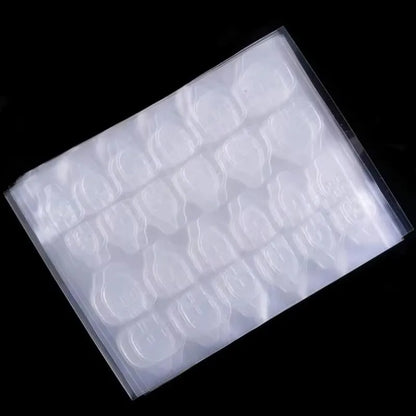 Double-Sided Nail Jelly Glue Transparent Fake Nail Art Tape Glue Sticker DIY Reusable Nail Accessories