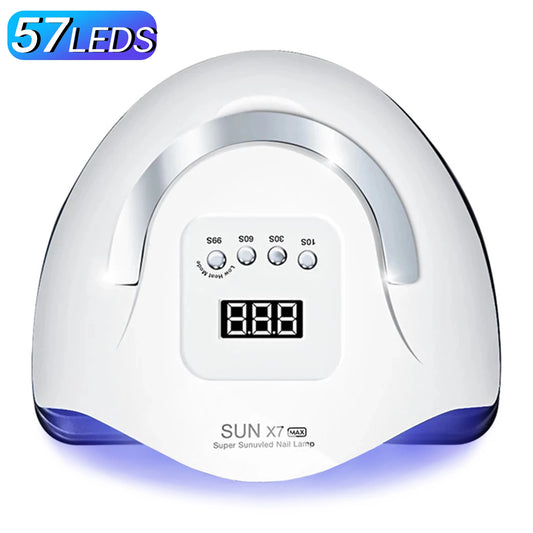 UV LED Nail Lamp 380W Nail Curing Lamps for Home Salon Powerful LED Drying Lamps for All Gel Polish Professional Nail Equipment