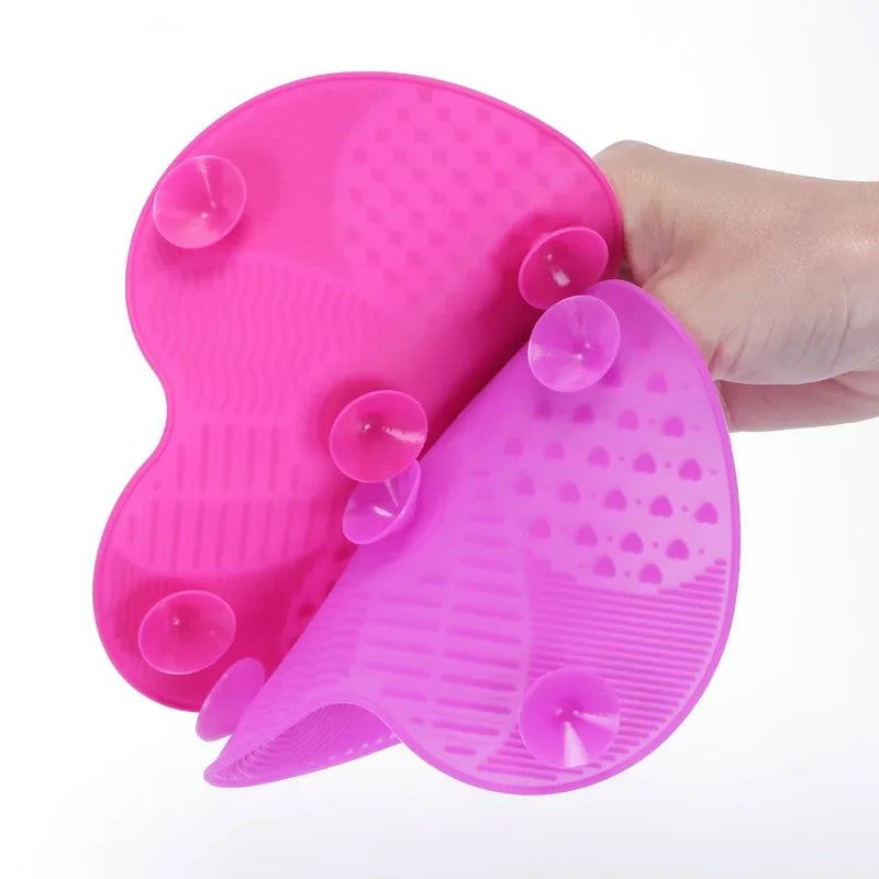 Silicone Brush Cleaner Cosmetic Make up Washing Brush Gel Cleaning Mat Foundation Makeup Brush Cleaner Pad Scrubbe Board