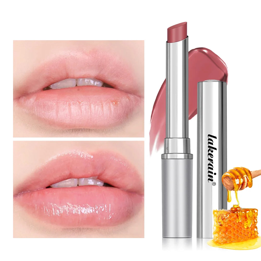 Long Lasting Moisturizing Lipstick Natural Lip Plumper Makeup Lip Plumping Gloss Cosmetics Exfoliating for Lip Care Product