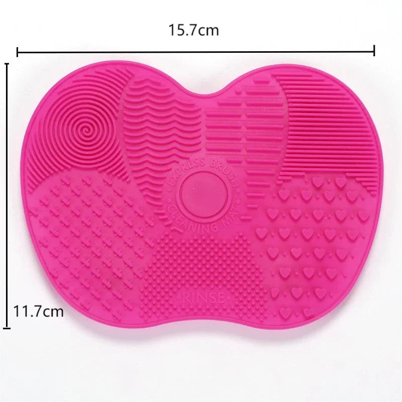 Silicone Brush Cleaner Cosmetic Make up Washing Brush Gel Cleaning Mat Foundation Makeup Brush Cleaner Pad Scrubbe Board