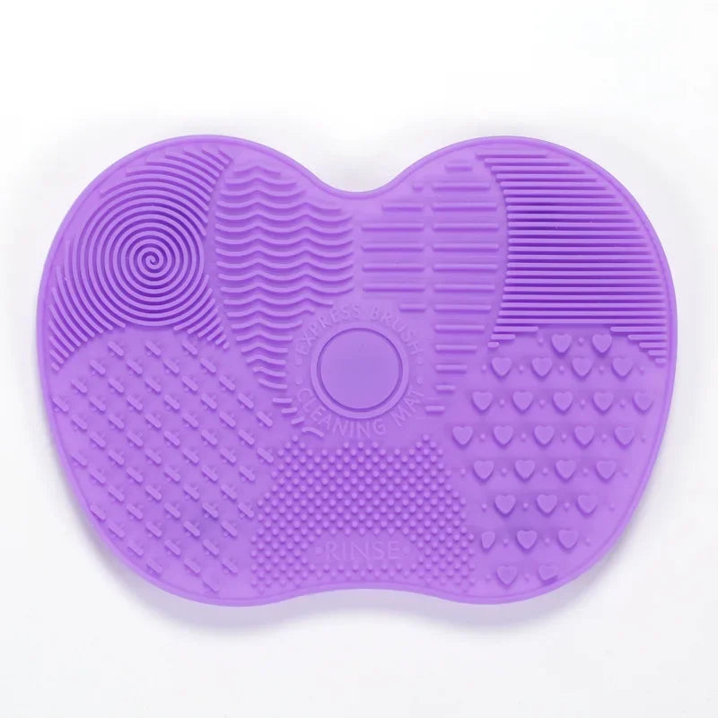 Silicone Brush Cleaner Cosmetic Make up Washing Brush Gel Cleaning Mat Foundation Makeup Brush Cleaner Pad Scrubbe Board