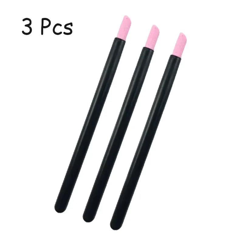 1/5PC Nails Art Quartz Grinding Pen Nail Cuticle Scissors Dead Skin Remover UV Gel Polish Manicure Stick Files Accessories Tools
