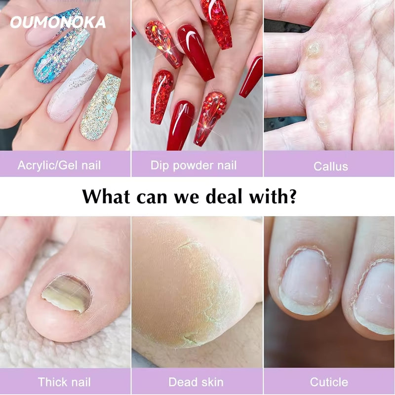 Professional Nail Drill Set Manicure Cutter Nail Equipment Nail Supplies Home Use Electric Nail Drill Machine Nail Grinder