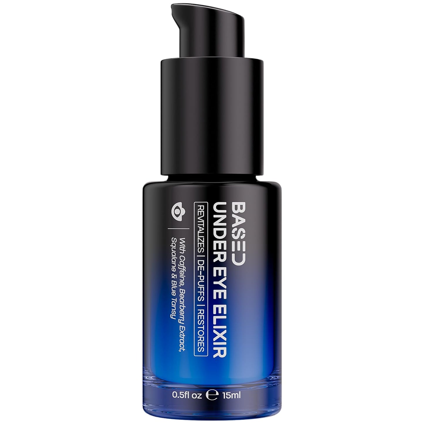 BASED under Eye Elixir, Hydrating & Refreshing Formula, Simple. Effective. Based. 0.5 Fl Oz, Pack of 1